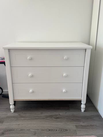 Bopita kast met 3 lades - wit