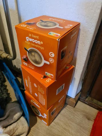 Grote hoeveelheid Gwoon Lungo koffiecapsules