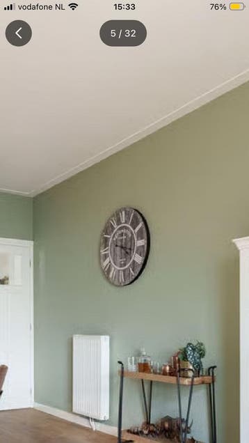 Wandklok kensington station