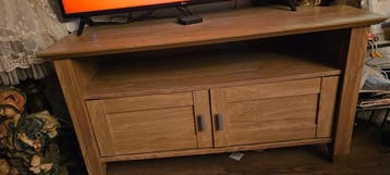 TV-kastje en salontafel - Hout