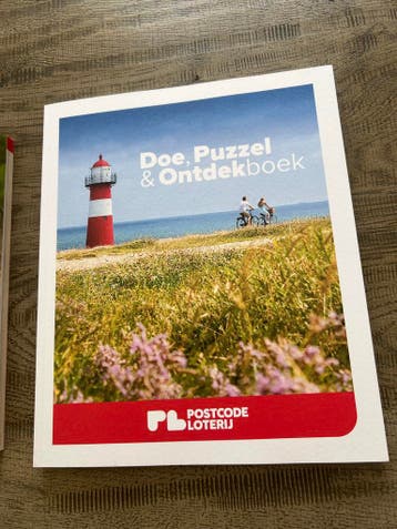 Postcode Loterij Boekjes: Doe, Puzzel & Ontdekboek 2x v elk