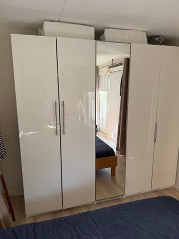 IKEA Pax kast met spiegeldeur en hang/leg indeling