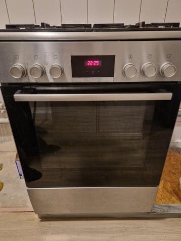 Bosch Vrijstaand Gasfornuis met Oven - Zilver