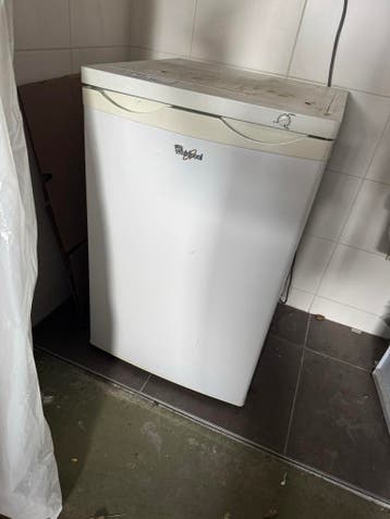 Gratis Whirlpool tafelmodel vriezer (schoonmaak nodig)