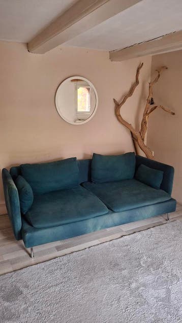 IKEA Söderhamn 3-zitsbank - Donkergroen