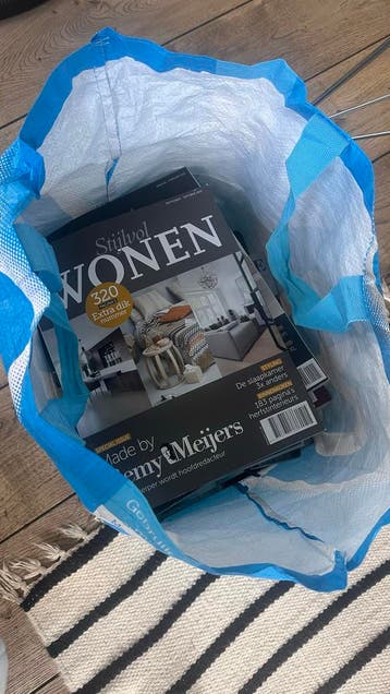 Diverse mode- en woontijdschriften (Elle, Vogue, Stijlvol Wo
