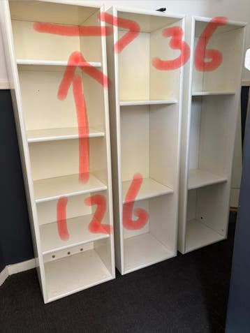 Vakkenkast 3x staand of hangend GRATIS