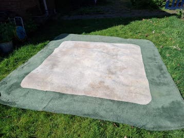 100% wollen vloerkleed 3x3 meter