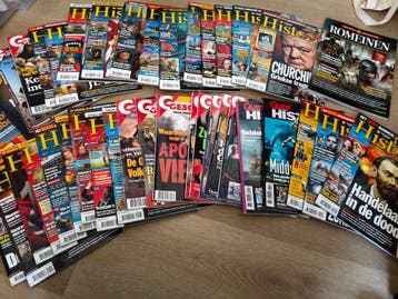 40x Geschiedenis tijdschriften - Goede staa