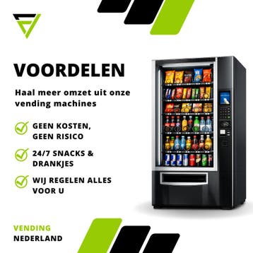 Gratis vending machine op locatie! | VendingNederland