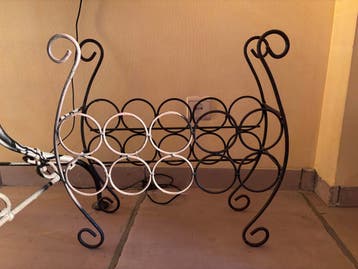 Wijnrek van metaal - gratis ophalen