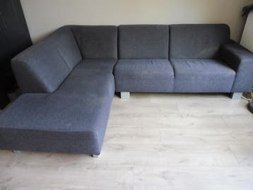 Luxe grijze hoekbank GRATIS af te halen in Haarlem
