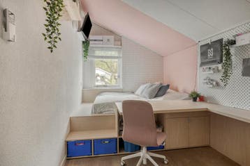 GRATIS AFHALEN: Slimme bedombouw bureau & opbergruimte