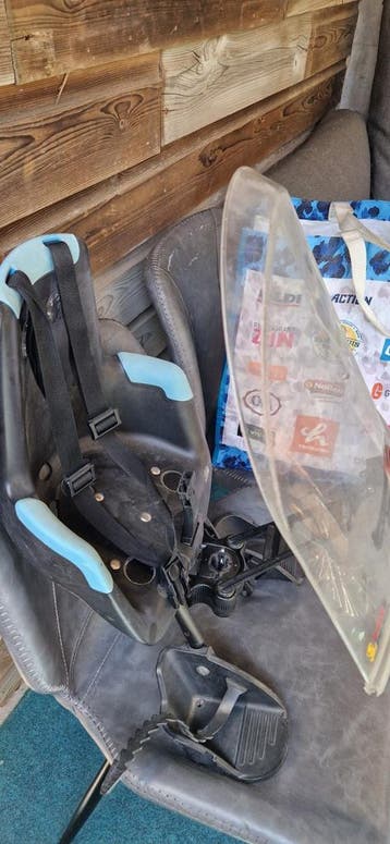 Fietszitje met Windscherm - Voorzitje