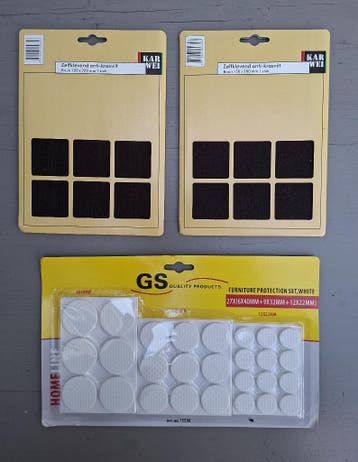 GRATIS: Meubelbeschermers en vloerdoppen - Diverse set