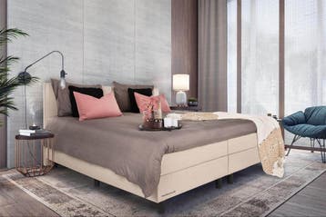 Gratis boxspring 160x200 antraciet (zonder hoofdbord)