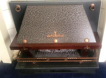 Antieke DRU gaskachel – retro design