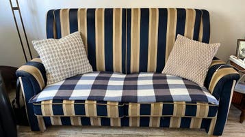 Bankstel voor chillhok - Gebruikt met karakter