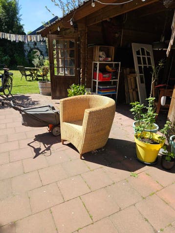 Gratis rieten stoel - Design fauteuil voor binnen