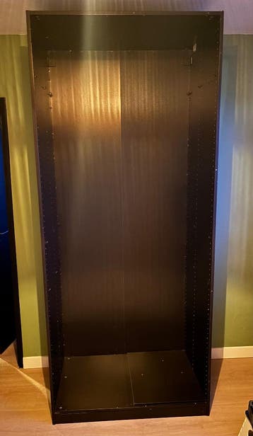 PAX kast basis element donkerbruin 100x236cm