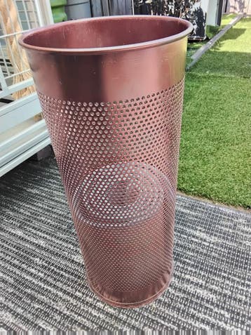 Rose goud kleurige wasmand of paraplubak GRATIS OPHALEN