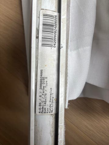 Gratis af te halen: Vouwgordijnen in diverse maten