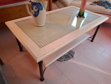 Bankstel plus salontafel