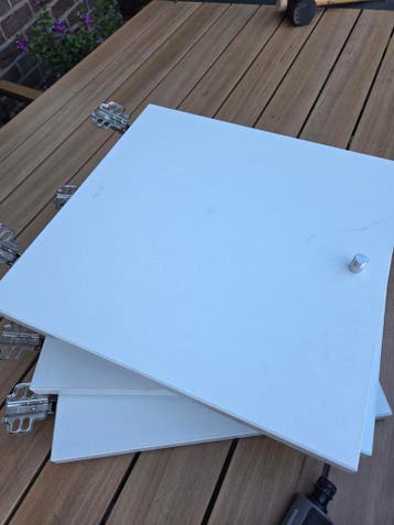 5 Kallax inzet deurtjes wit