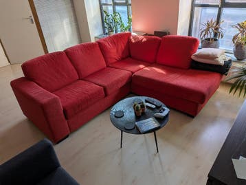 2 zits hoekbank met divan