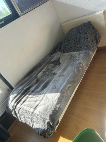 Comfortabele eenpersoons boxspring