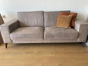 Mooie grijze bank - 205x90x90cm