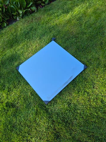 Spiegeldeur 56 x 60 cm  gratis afhalen