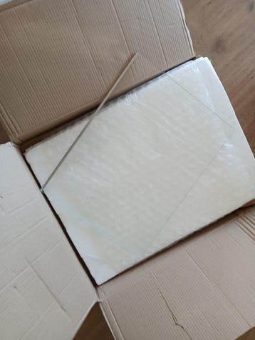 Nieuwe glazen plaat voor koelkast - 35,5 x 46,5 cm