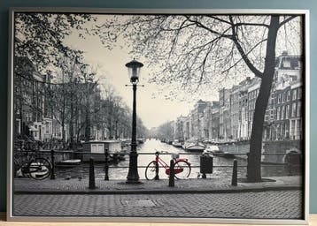 Iconische ikea poster in lijst van gracht amsterdam