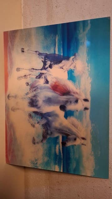 Gratis placemat met paardenprint, ook op te hangen