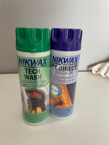 Nikwax - impregneermiddel en wasmiddel waterdichte kleding
