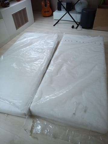 2 goed gebruikte IKEA Morgedal matrassen 90x200 cm