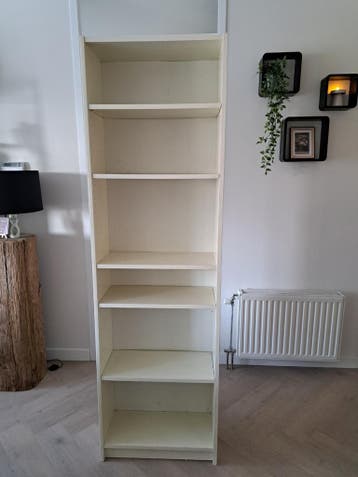 Witte voorraadkast/plankenkast 202x60x28 cm