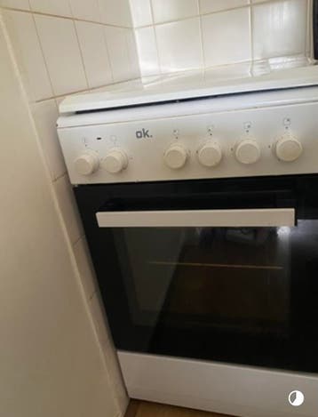 Gratis gasfornuis met gasslang