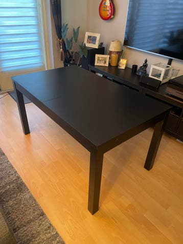 Zwarte uitklapbare tafel - Gratis af te halen!