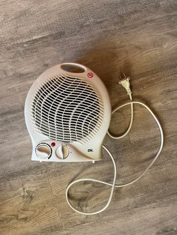 Mini warmte ventilator