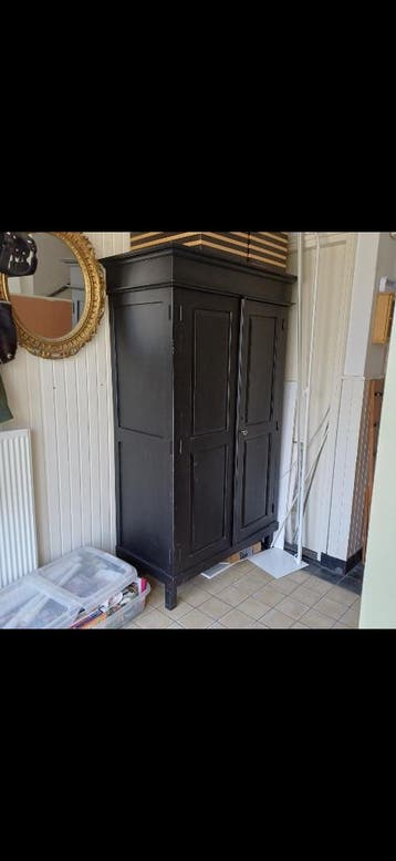 Kast teakhout GRATIS AF TE HALEN