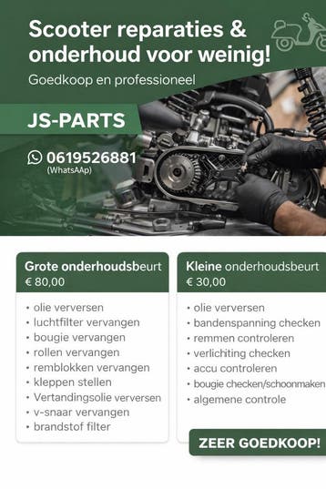 Scooter service en onderhoud