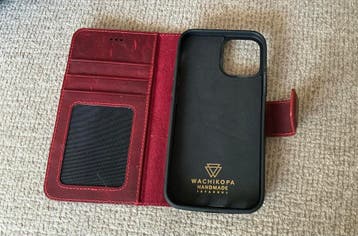 Nieuw Leren iPhone Hoesje - Rood