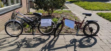 Gratis af te halen 2 vouwfietsen