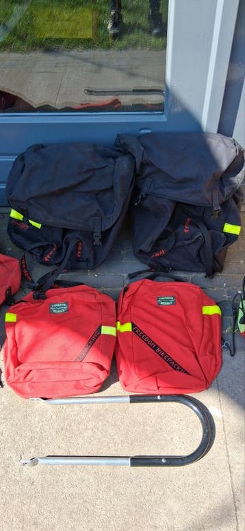 Set van 4 fietstassen: 2 voor en 2 achter