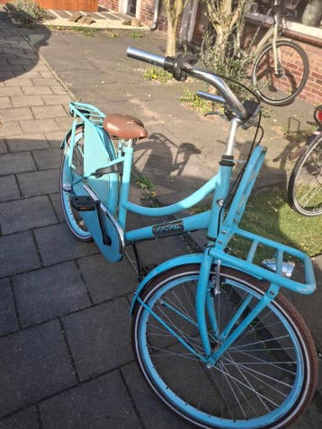 Popal fiets met versnellingen en terugtraprem