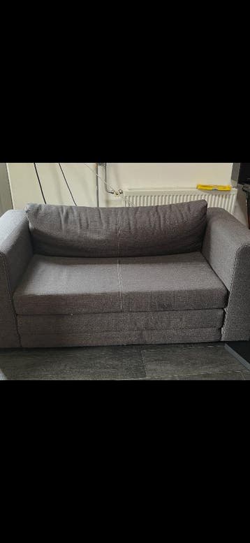 Tweepersoons Donkergrijze Bank