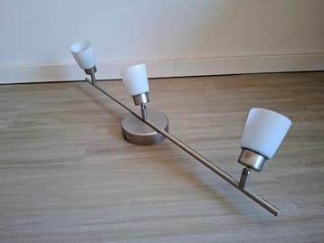 Plafondlamp met 3 spotjes - Gebruikt