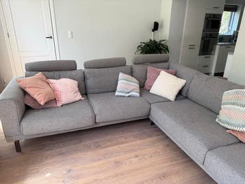 Grijze Hoekbank - Gebruikt, 265x320 cm